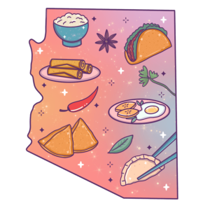 亚利桑那州传统民族食品的插图